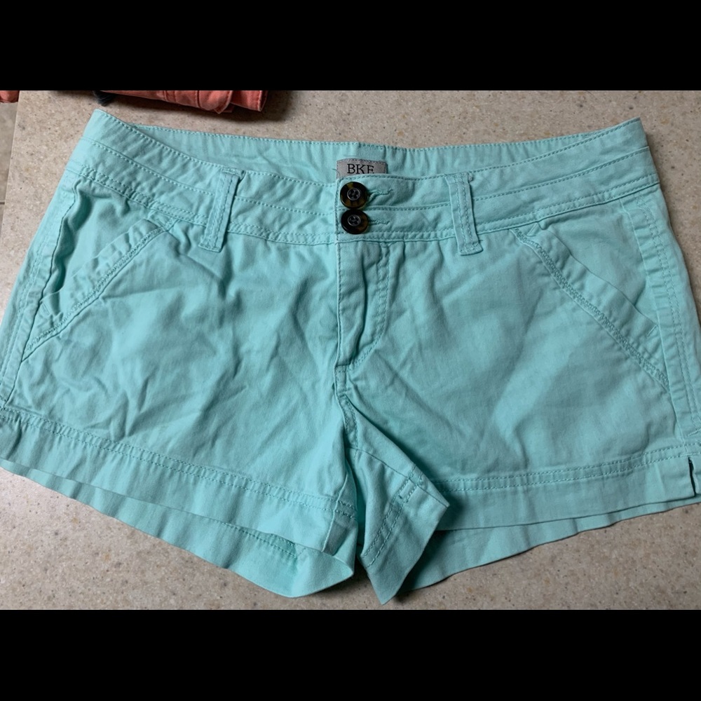 Bke casual shorts in mint sz 29